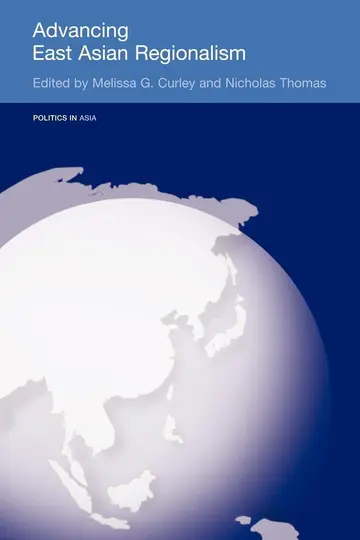 Cover of Advancing East Asian Regionalism