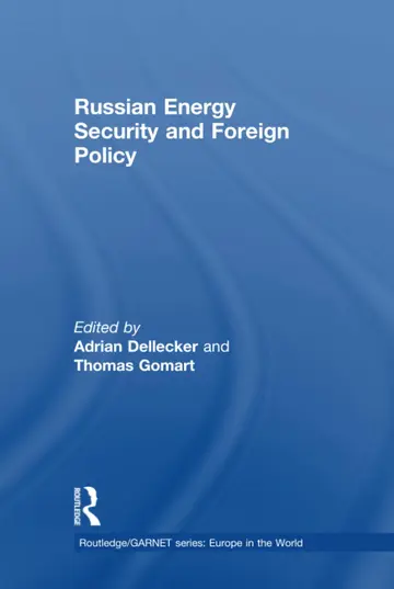 Cover of Russian Energy Security and Foreign Policy