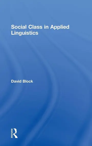 Cover of Social Class and Applied Linguistics