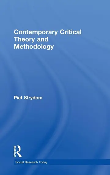 Cover of Contemporary Critical Theory and Methodology