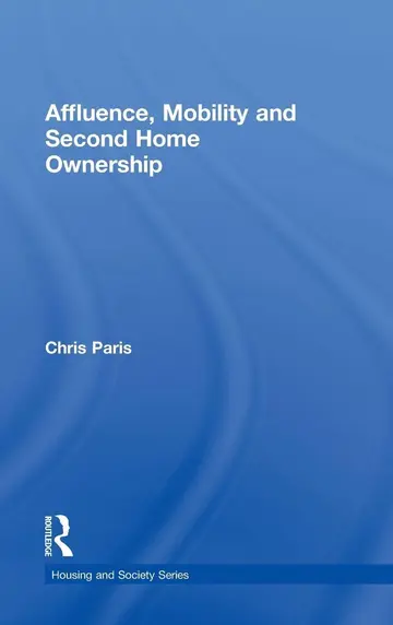 Cover of Affluence, Mobility and Second Home Ownership