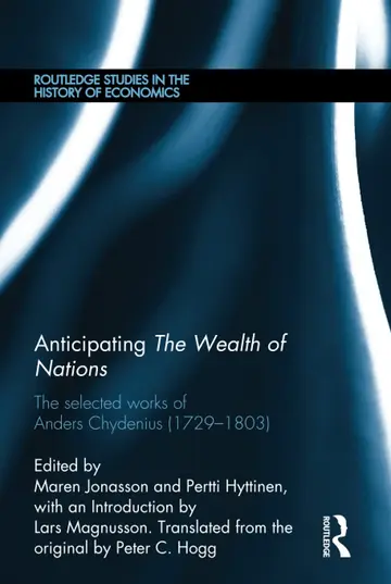Cover of Anticipating the Wealth of Nations