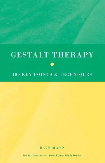 Cover of Gestalt Therapy