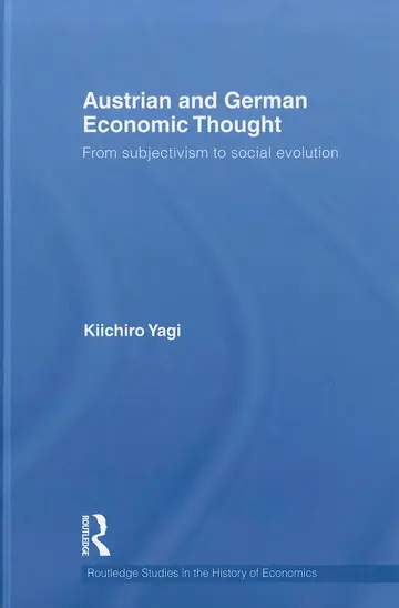 Cover of Austrian and German Economic Thought