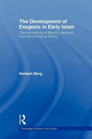 Cover of The Development of Exegesis in Early Islam