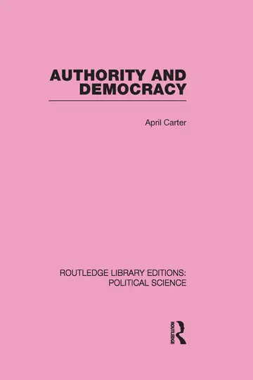 Cover of Authority and Democracy