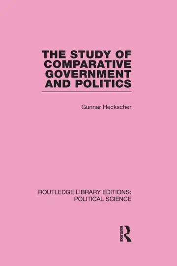 Cover of The Study of Comparative Government and Politics