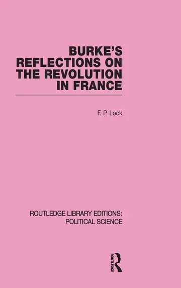 Cover of Burke's Reflections on the Revolution in France