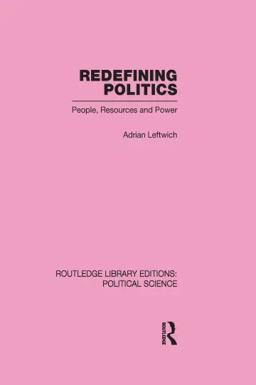 Cover of Redefining Politics