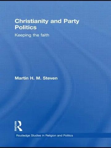 Cover of Christianity and Party Politics