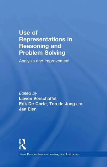 Cover of Use of Representations in Reasoning and Problem Solving