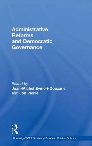 Cover of Administrative Reforms and Democratic Governance