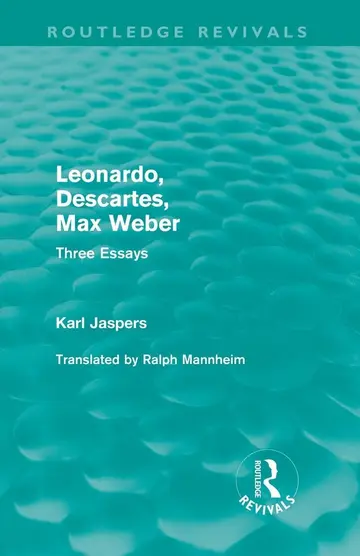 Cover of Leonardo, Descartes, Max Weber