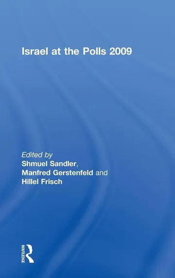 Cover of Israel at the Polls 2009
