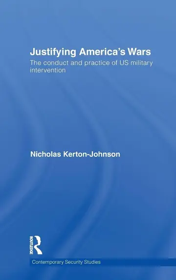 Cover of Justifying America's Wars