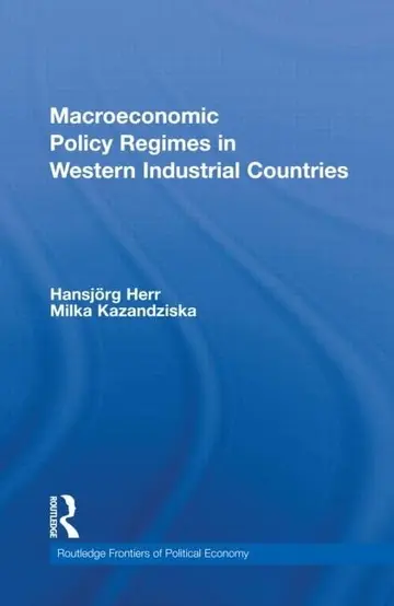 Cover of Macroeconomic Policy Regimes in Western Industrial Countries