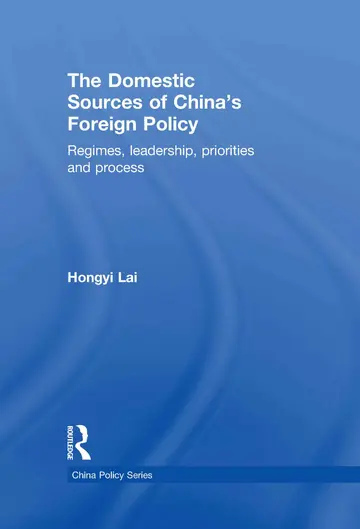 Cover of The Domestic Sources of China's Foreign Policy