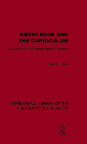 Cover of Knowledge and the Curriculum