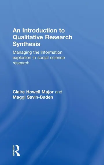 Cover of An Introduction to Qualitative Research Synthesis