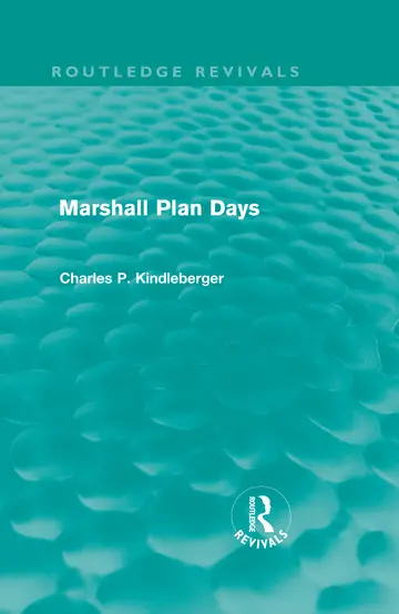 Cover of Marshall Plan Days