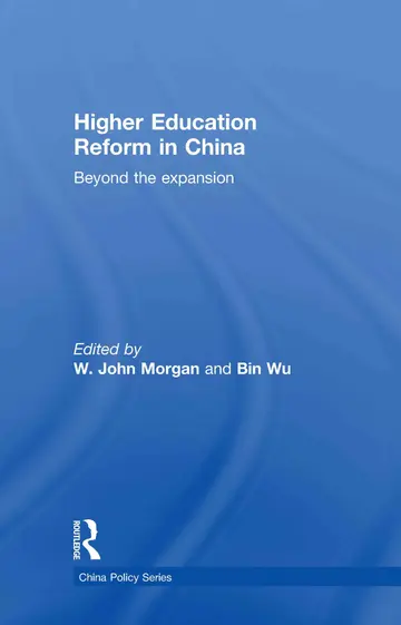 Cover of Higher Education Reform in China