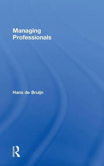 Cover of Managing Professionals