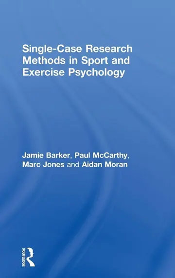 Cover of Single-Case Research Methods in Sport and Exercise Psychology