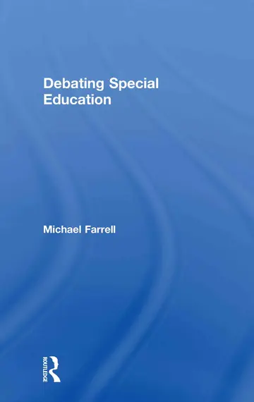 Cover of Debating Special Education
