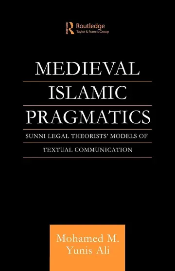 Cover of Medieval Islamic Pragmatics