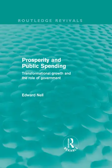 Cover of Prosperity and Public Spending