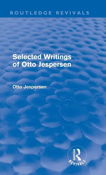 Cover of Selected Writings of Otto Jespersen