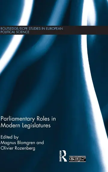 Cover of Parliamentary Roles in Modern Legislatures