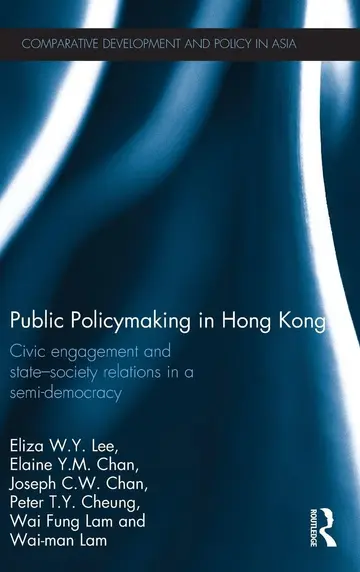 Cover of Public Policymaking in Hong Kong