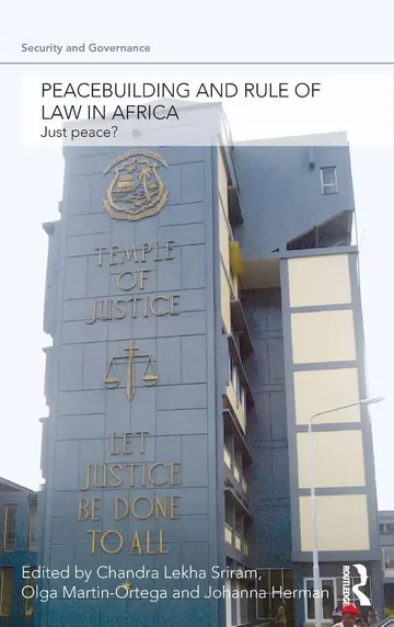 Cover of Peacebuilding and Rule of Law in Africa