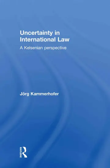 Cover of Uncertainty in International Law