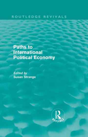 Cover of Paths to International Political Economy