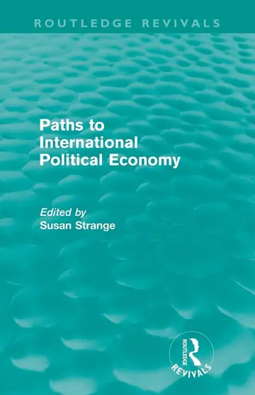 Cover of Paths to International Political Economy