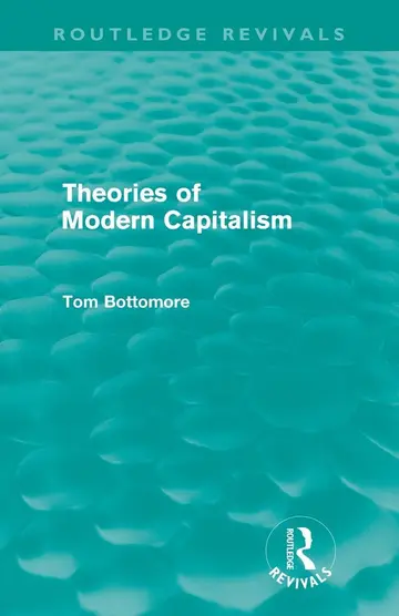 Cover of Theories of Modern Capitalism
