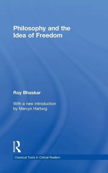 Cover of Philosophy and the Idea of Freedom