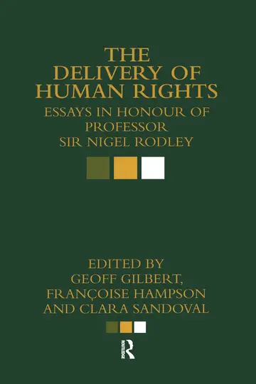 Cover of The Delivery of Human Rights