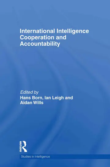 Cover of International Intelligence Cooperation and Accountability