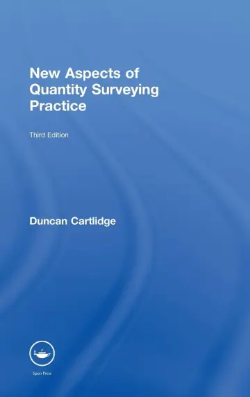 Cover of New Aspects of Quantity Surveying Practice