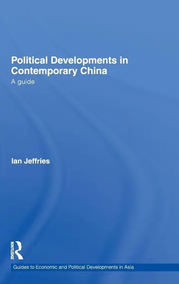 Cover of Political Developments in Contemporary China