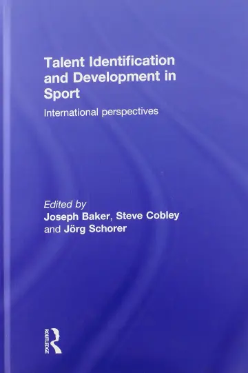 Cover of Talent Identification and Development in Sport
