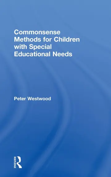Cover of Commonsense Methods for Children with Special Educational Needs