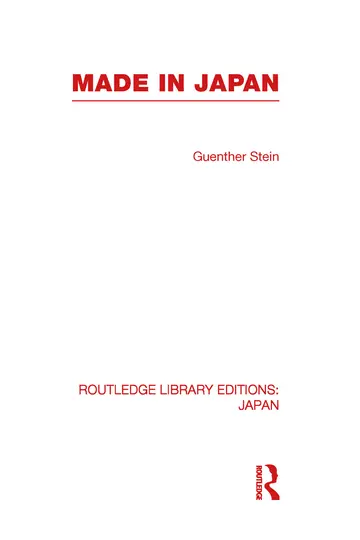 Cover of Made in Japan