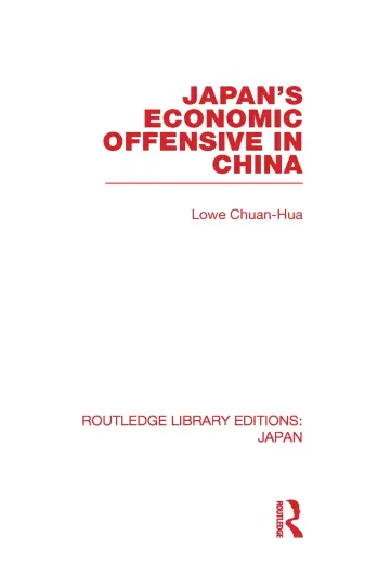 Cover of Japan's Economic Offensive in China