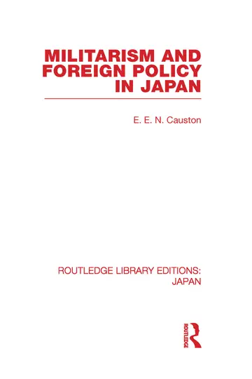 Cover of Militarism and Foreign Policy in Japan
