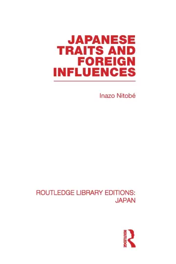 Cover of Japanese Traits and Foreign Influences