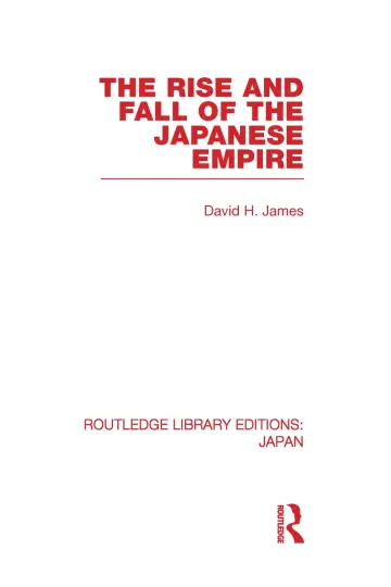 Cover of The Rise and Fall of the Japanese Empire